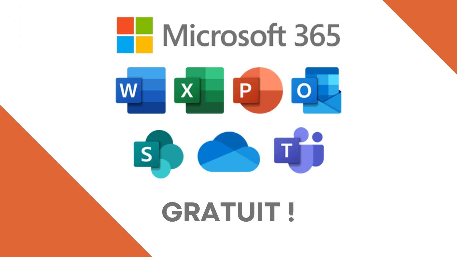 Microsoft 365 gratuit, c'est possible !