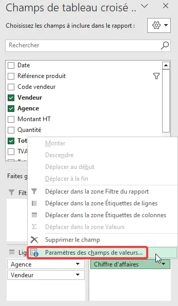 Excel : TCD - mise en forme, format valeur