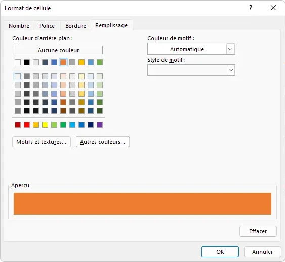 Excel : mise en forme conditionnelle - formule format